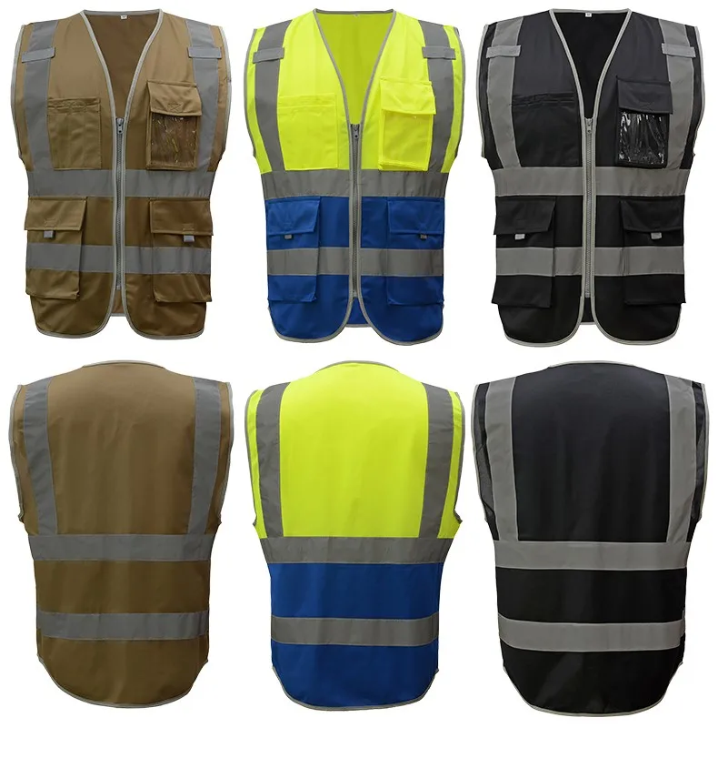 SFvest EN471 hi vis жилет Спецодежда защитный жилет светоотражающий Безопасный Жилет отражатель безрукавка