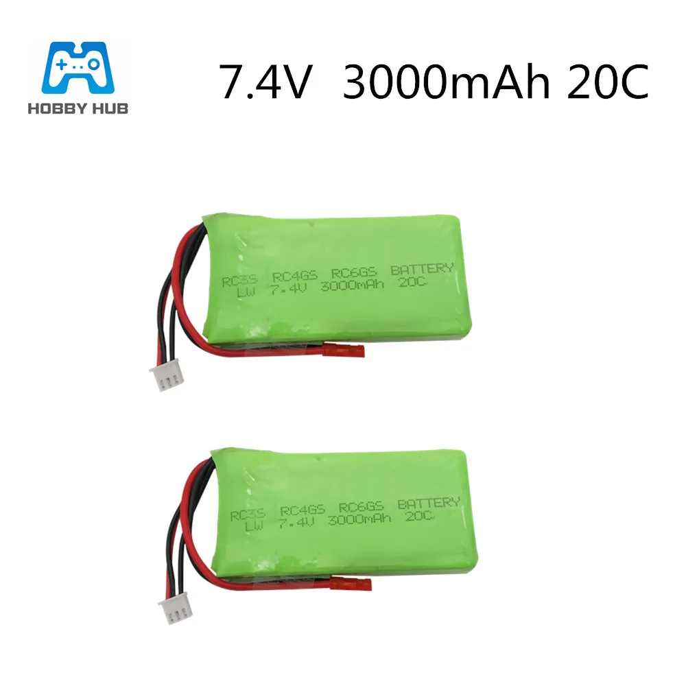 Литий-полимерный аккумулятор Hobby Hub 7 4 в 3000 мАч для Radiolink RC3S RC4GS RC6GS литий-полимерные