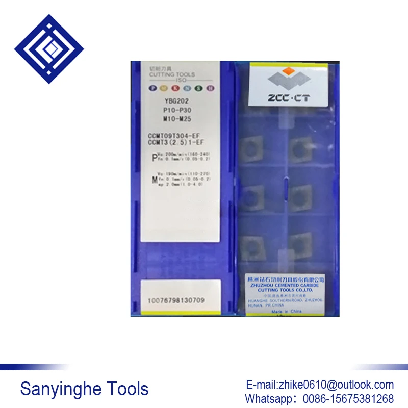 

10 шт./лот YBG205 CCMT09T308-EF карбидные Токарные Вставки cnc