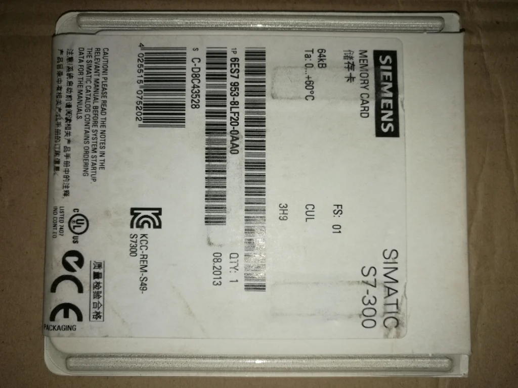 Новый или б/у MMC RAM 64KB 6ES7 953-8LF20-0AA0 | Инструменты