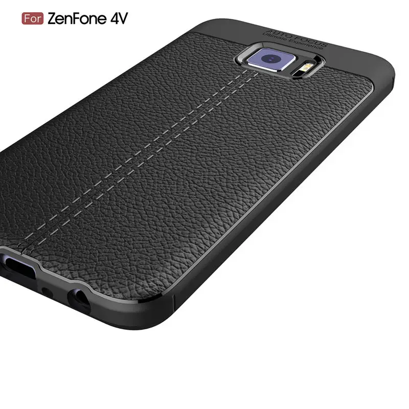 Для Asus Zenfone V V520KL чехол Чехол ударопрочный Роскошный из ТПУ с личи для телефона |