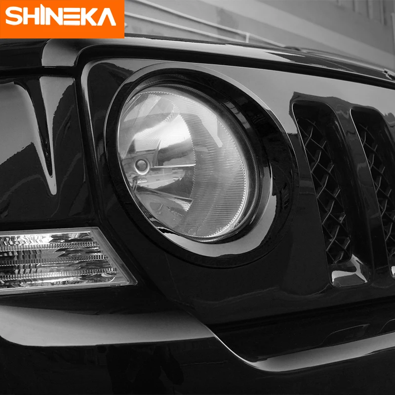 SHINEKA колпачки лампы ABS автомобильные передние фары декоративные крышки отделка
