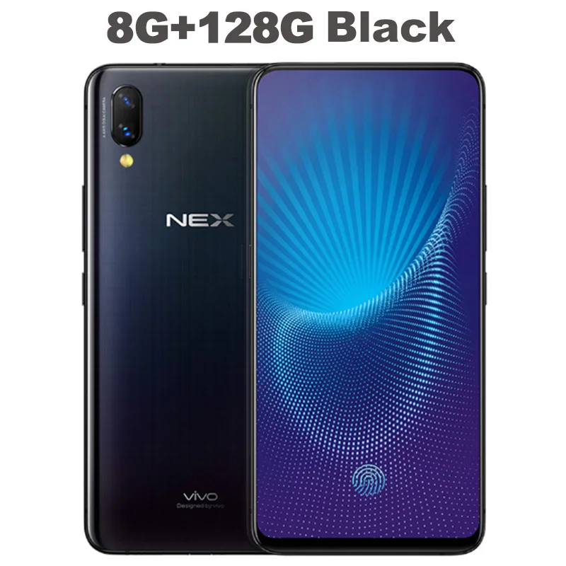 8G 128G Black Vivo authorized Vivo Nex S мобильный телефон Snapdragon 710/845 Восьмиядерный 8+ 128G 6,5" OLED отпечаток пальца под экраном авто-повышенный - Цвет: 8G 128G Black