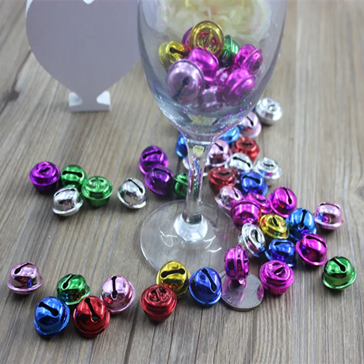 

10Pcs/Lot iron Loose Beads Jingle Bells Christmas Decoration Pendants DIY Crafts Handmade Accessories Size 18*18cm