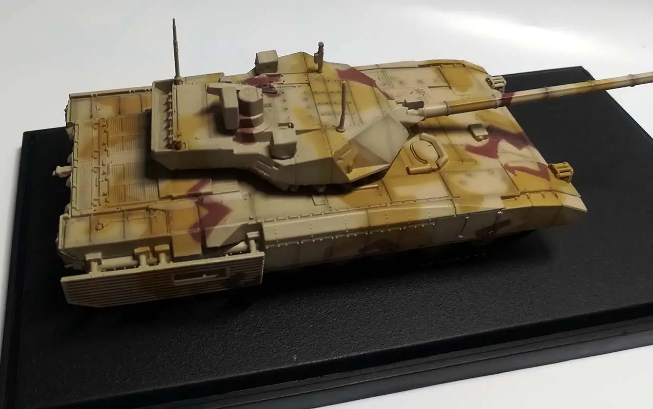 Россия T 14 Armata MBT пустынный камуфляж 1/72 Танк Panzerkampf Модель литья под давлением| |