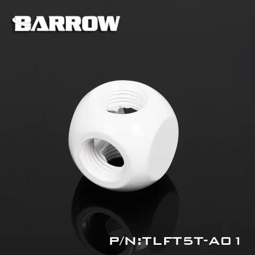 Barrow TLFT5T A01 G1 / 4 "X5 черный белый серебристый золотой 5 полосный кубический адаптер