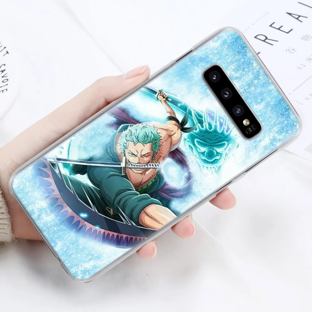Одна деталь Зоро, Луффи телефон чехлы для samsung Galaxy S10e S10 плюс S8 S9 плюс S6 S7 край A40 A50 A70 M20 случае Coque