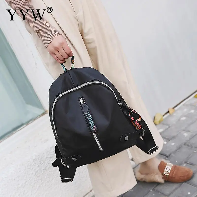 Нейлоновый лаконичный рюкзак 2018 маленькие женские ручные сумки наплечный