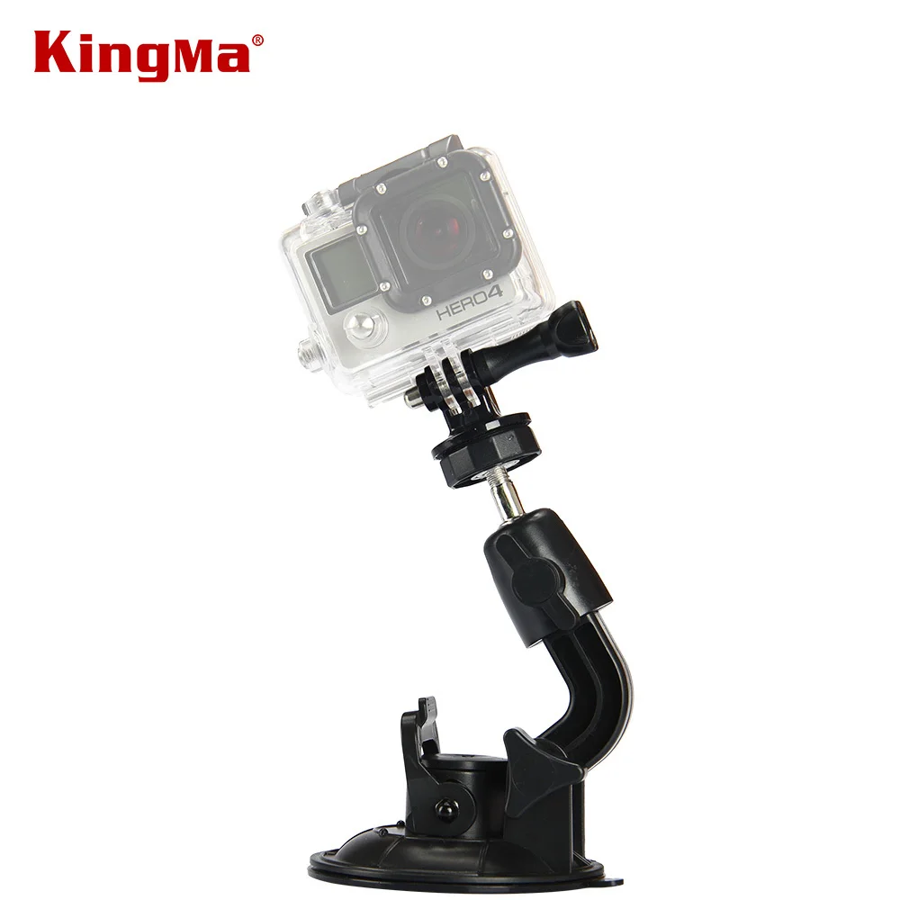 Kingma для GoPro присоске Автомобильный адаптер окно Стекло штатив 9 см Диаметр База mountf для GoPro 4 3+ 3 Камера Go Pro Аксессуары