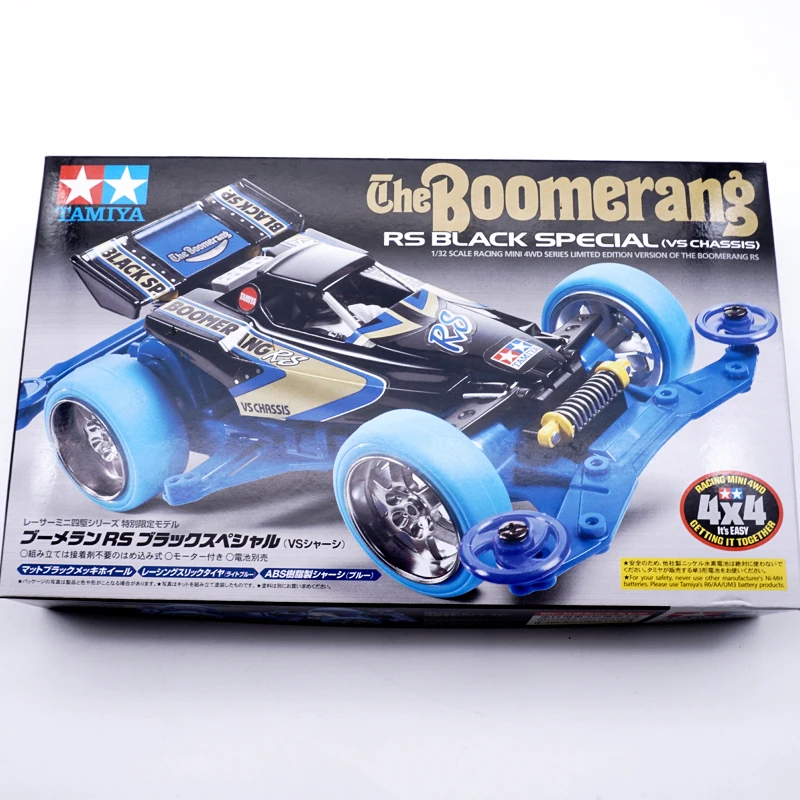 Фото TAMIYA комплект оригинальный 95003 Бумеранг RS черный специальный VS Шасси Мини 4WD -