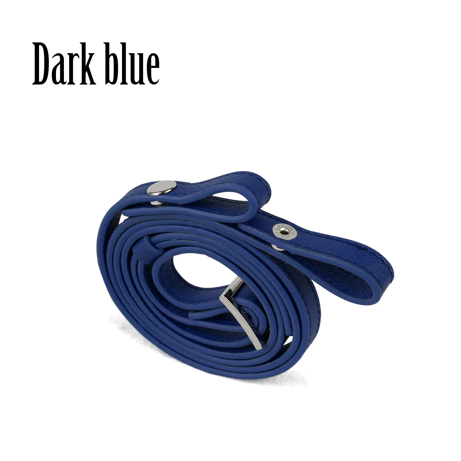 dark blue TANQU, новинка, Длинный регулируемый ремень для мини-Сумки С О-образным карманом, женские ручки, искусственная кожа, ручки для OBag O Basket O Moon - Цвет: dark blue