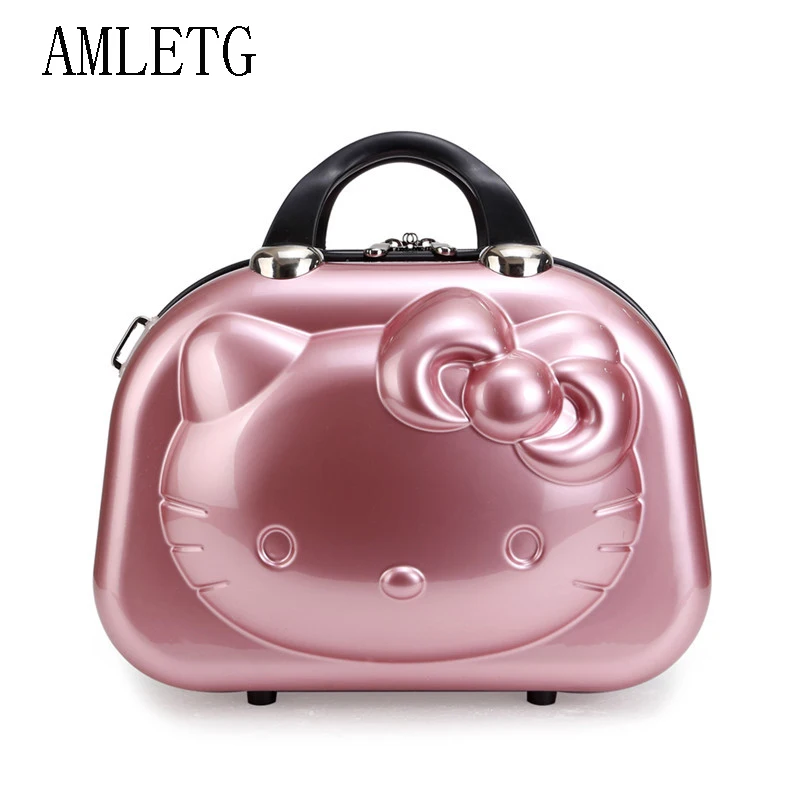 Hello kitty Ms. Cosmetic чехол/Сумка для макияжа для деловых поездок чехол для костюма/чехол для костюма с героями мультфильмов для девочек/чехол для студенческого костюма для переноски Чехол Neceser