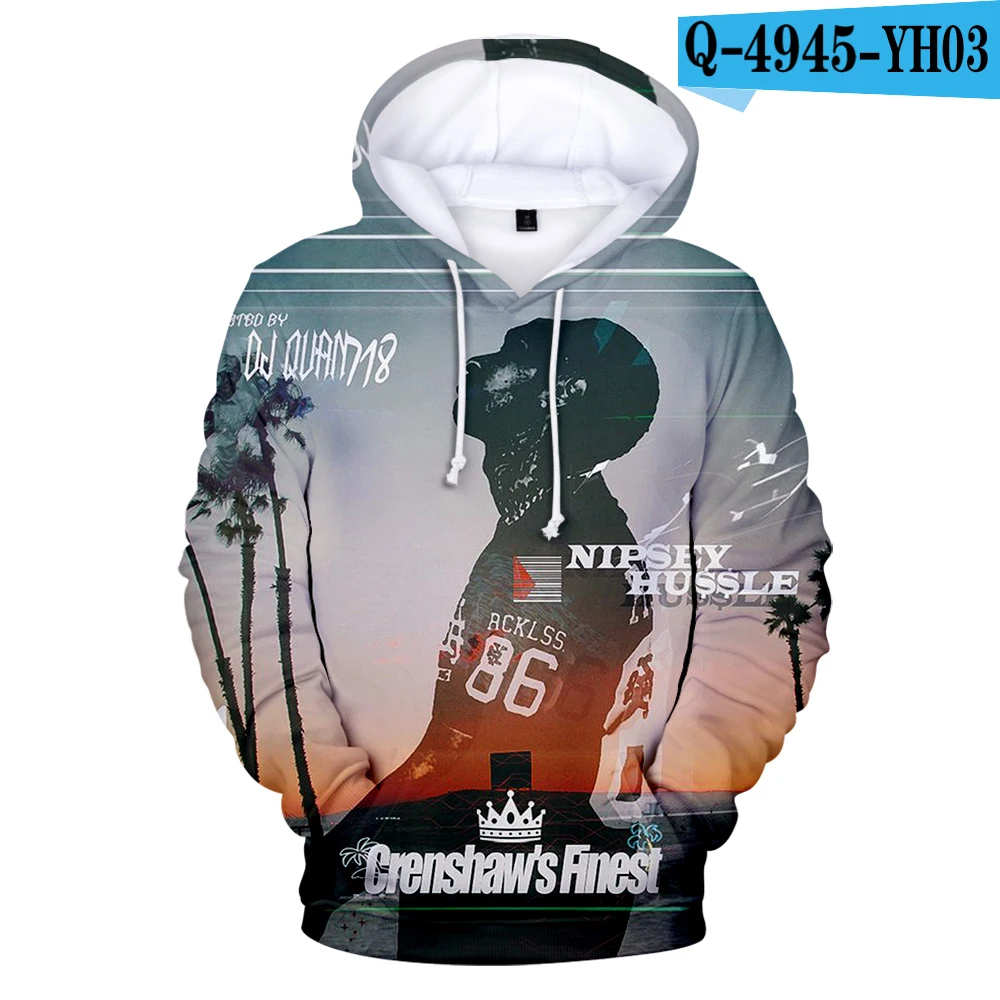 Aikooki горячая Распродажа Nipsey Hussle 3D Толстовка для мужчин/женщин Модный