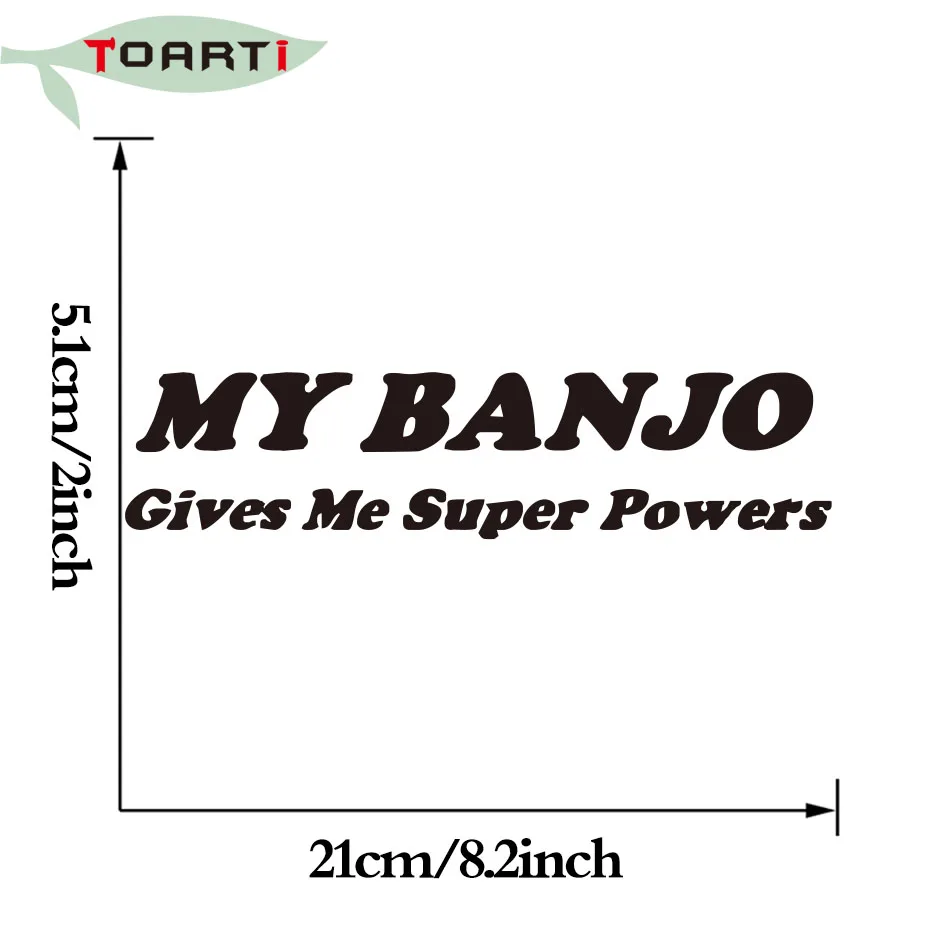 My Banjo дает мне наклейка слово декоративная Автомобильная аксессуары Bluegrass струны