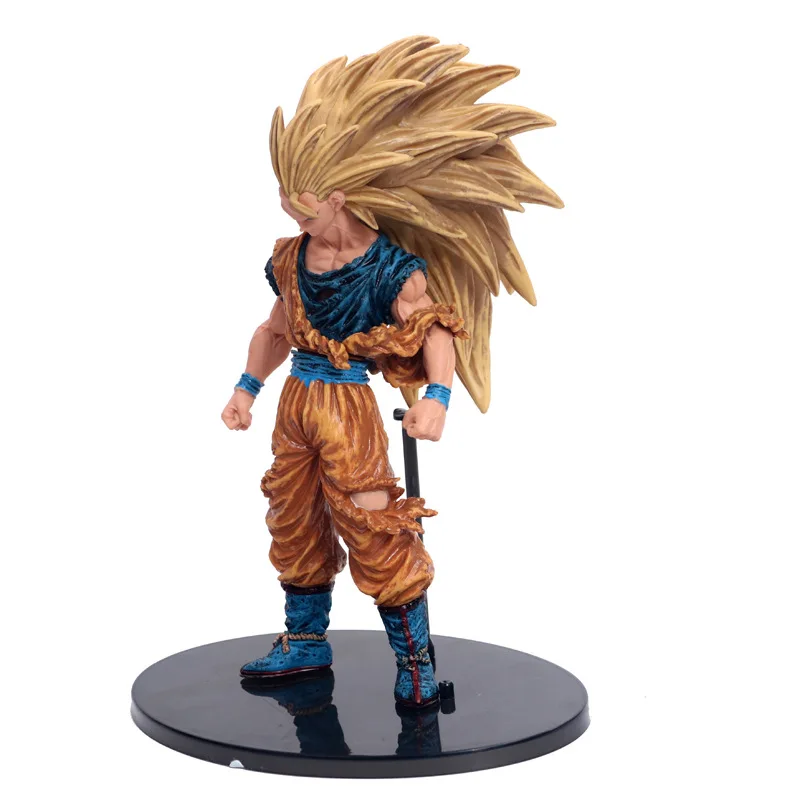 Драконий жемчуг Z Супер Saiyan Сон Гоку битва поврежденная краска для ПВХ Фигурки
