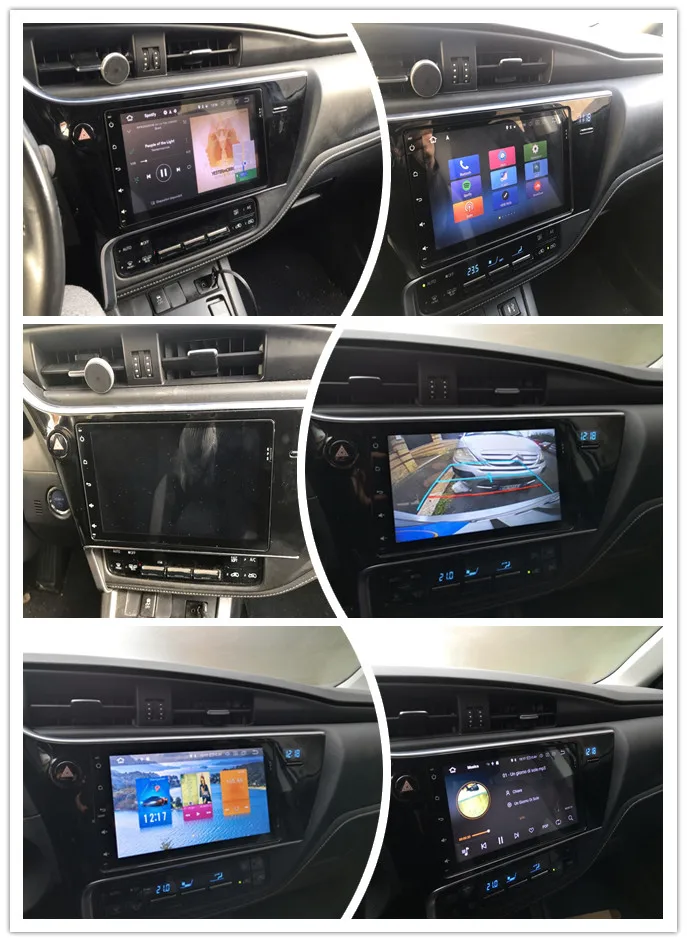 Dasaita 2 Din Авторадио автомобиля Android 9,0 для Toyota Corolla Auris Fortuner стерео Мультимедиа Навигация " Дисплей HDMI