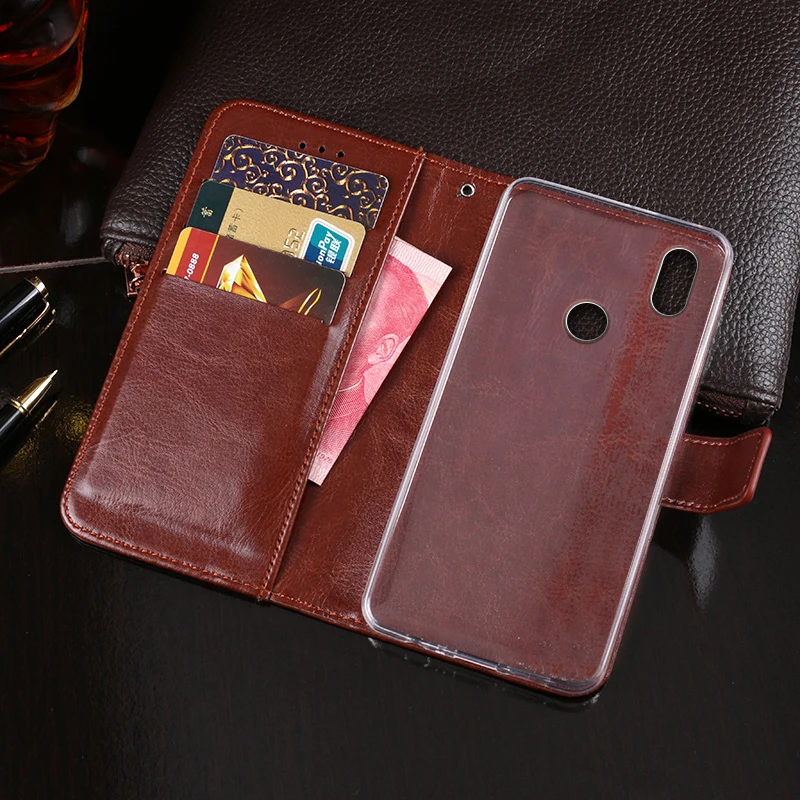 Кошелек кожаный чехол Для Doogee BL5500 Lite 6 1 дюйма роскошный флип-чехол для телефона
