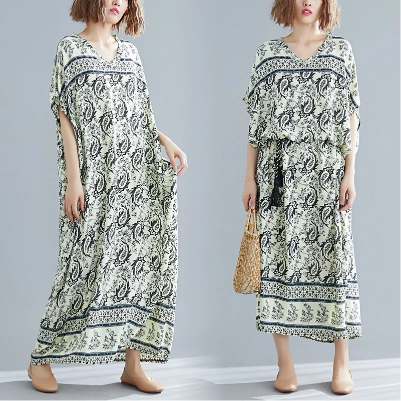 Плюс размеры Мода 2019 новый для женщин платья повседневное хлопок белье Свободные