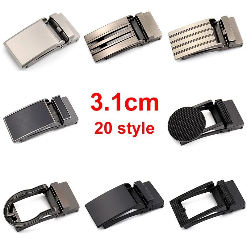 CETIRI 20 style 3.1cm Rachet Belt Buckles Comfort Men Belt High Quality Zinc Alloy Click Belt Buckles Suitable 3.1cm Wide Belts