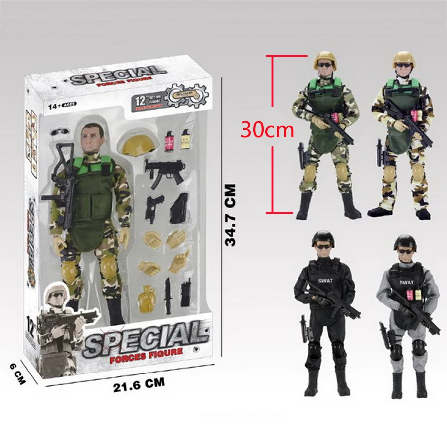 12 &quot1/6 SWAT SDU Униформа морских котиков военные пластиковые игрушки наборы солдат