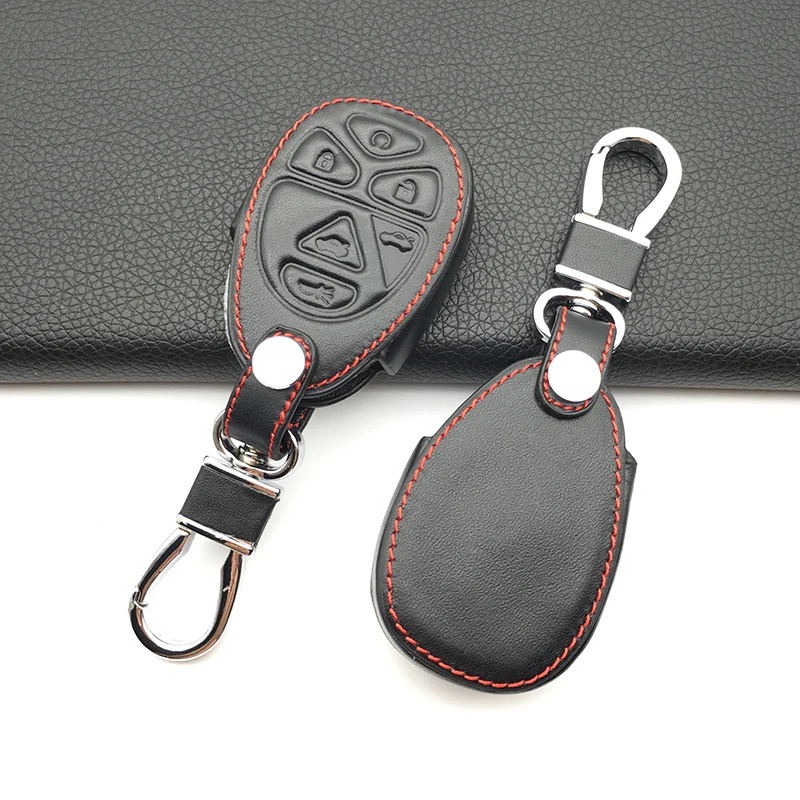Новый стиль 100% кожаный чехол для автомобильного ключа пульта дистанционного
