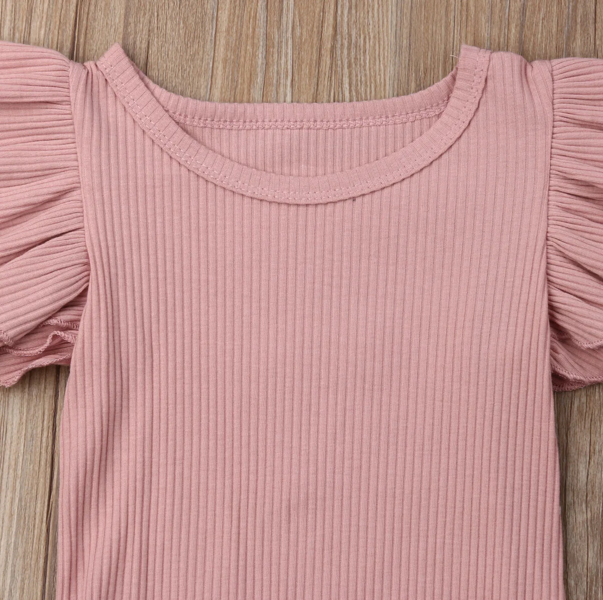 2 шт. детский хлопковый комбинезон с оборками и шорты цветочным принтом | Мать