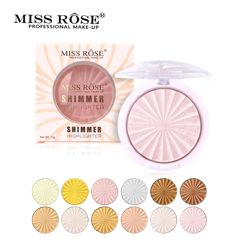 

Highlighter Palette Highligh Powder Iluminador Shimmer Brighten Concealer Bronzer Professional Glow Kit Face Makeup