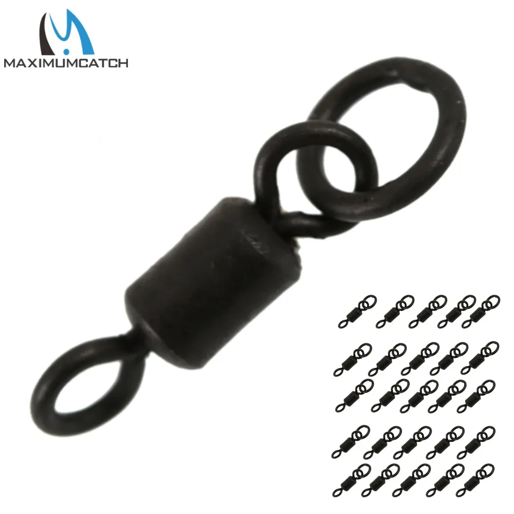 Maximumcatch ловля карпа Вертлюг 25 шт. Flexi Ring поворотный длинный корпус вертлюг с