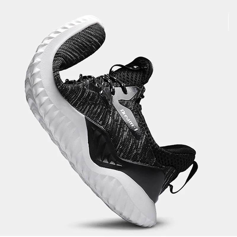 Мужская обувь для бега сезон весна-осень тканевая спортивная дышащая