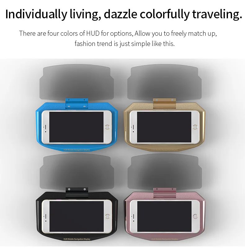 Поворотный держатель для GPS навигации автомобильный телефона с проекционным