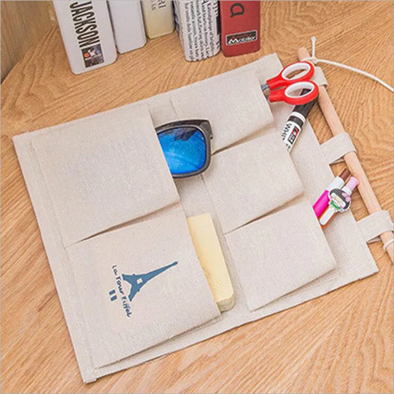 Zakka винтажный настенный подвесной для хранения сумка органайзер Эйфелева