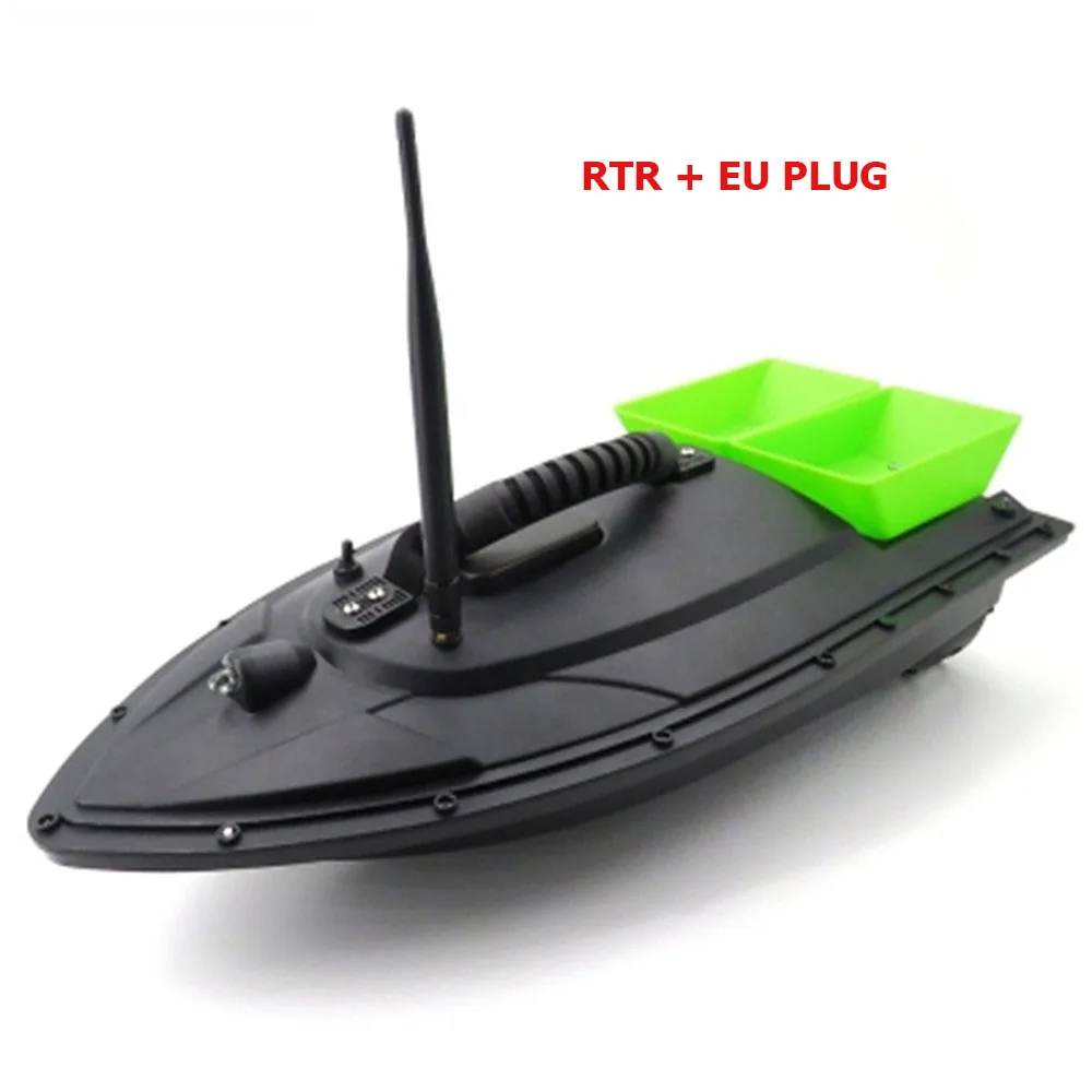 Flytec HQ2011-5 RC лодка интеллектуальный пульт дистанционного управления гнездовые лодки определение местоположения рыбы 5,4 км/ч двойной двигатель открытый корабль - Цвет: Green EU