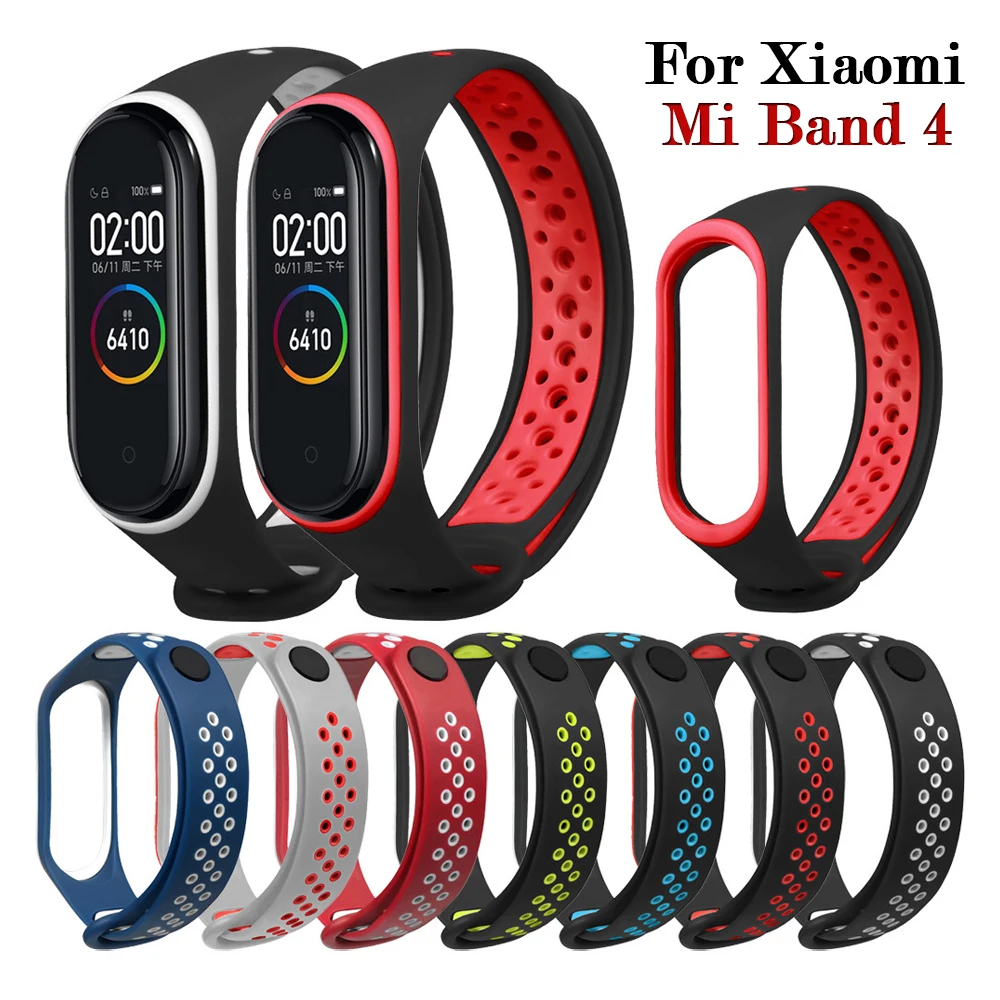 Сменный ремешок на запястье для Xiaomi Mi Band 4 спортивный стиль новый дизайн легкий
