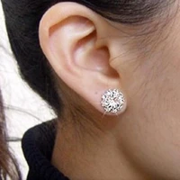 2020 new brand design new hot fashion popular luxury crystal zircon stud earrings elegant earrings jewelry for women
