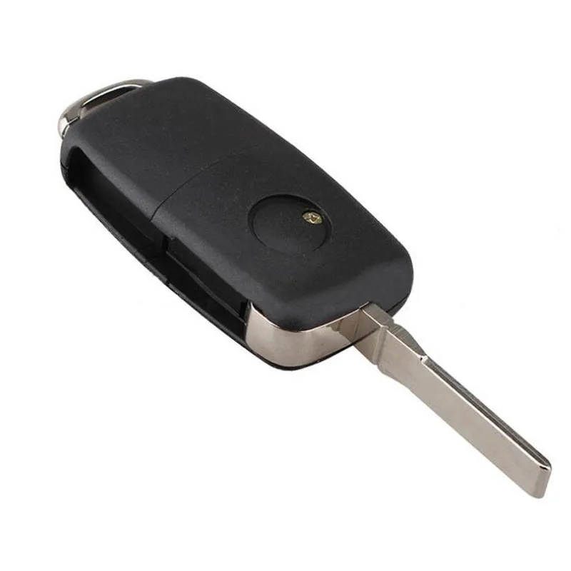 

PREISEI 3 Button Flip Car Remote Key for VW SKODA Seat Roomster Fabia Superb 434MHz ID48 Chip 1J0 959 753DA