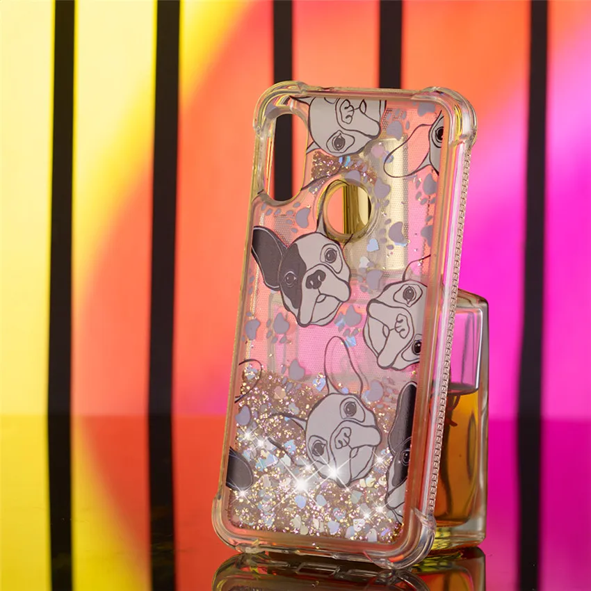 Case for Xiaomi Mi A2 Lite 5x A1 Redmi S2 Y2 Y1 6 6a Note 4 4x 5 Pro 5a Prime Plus Ultra Hybrid Silicone Glitter Quicksand Cover |