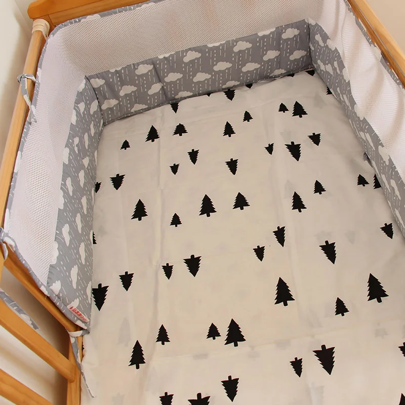 Обувь с дышащей сеткой кроватки Бамперы для автомобиля Пеленальные