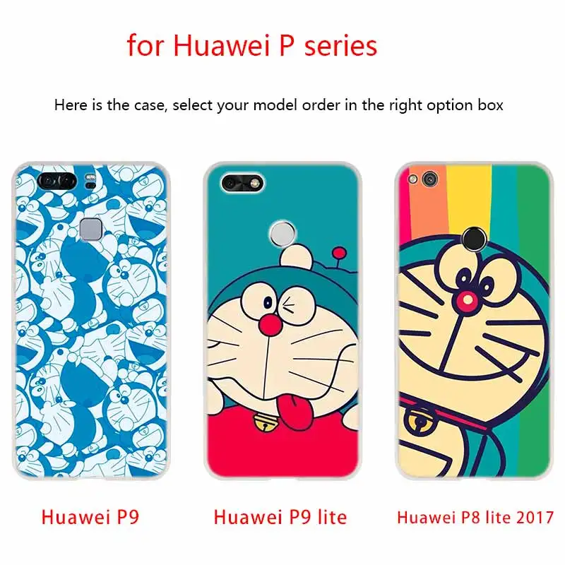 Чехол MLLSE Doraemon силиконовый мягкий чехол из ТПУ для Huawei P30 P40 P20 Pro P10 P9 Lite P Smart Z 2020 |
