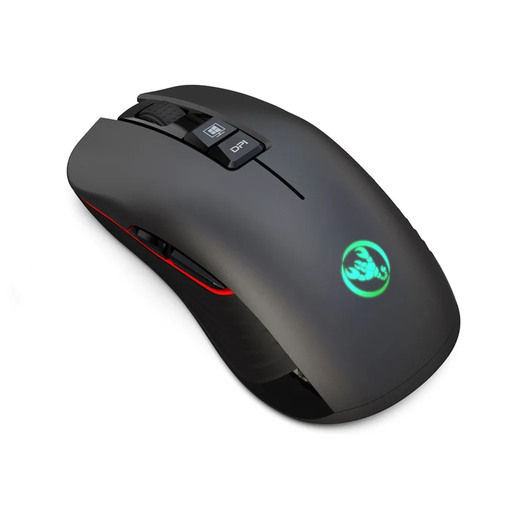 HXSJ T30 эргономичная Беспроводная игровая Бесшумная мышь 3600 dpi перезаряжаемая Бесшумная мышь компьютерная мышь для macbook ноутбука геймера игровая