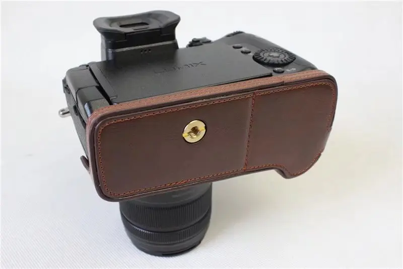 Модная сумка для камеры чехол panasonic GH5 DSLR из искусственной кожи половина тела