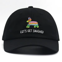 bachelorette party hat cap fashion 100 cotton embroidery rainbowl horse baseball cap fashion sports hats simple golf caps unise