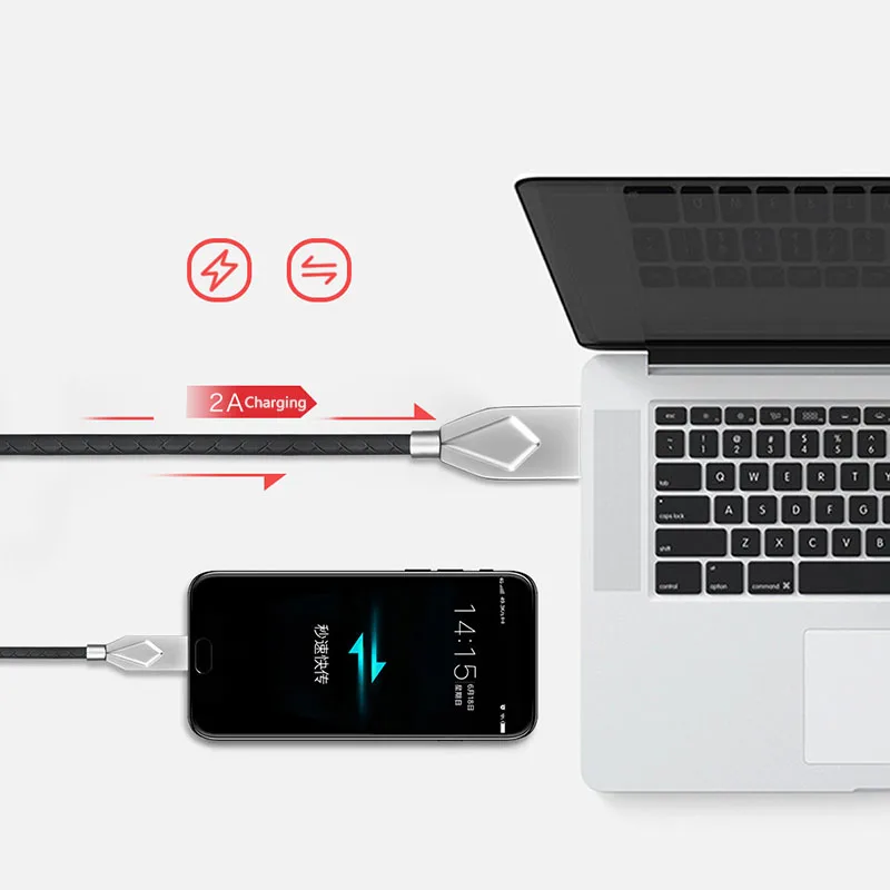 Usb-кабель для iPhone Быстрый кабель быстрой зарядки данных XR X 5s 6 6s 7 8 USB type-C Micro Шнур