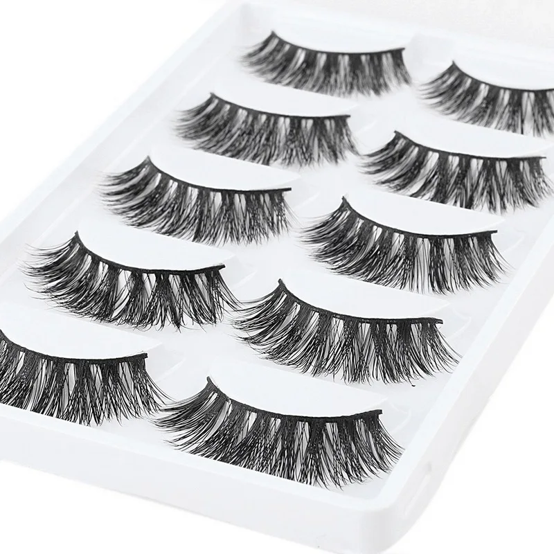 100% Mink Natural Thick False Fake Eyelashes Eye Lashes Makeup Extension NEW Tools K01