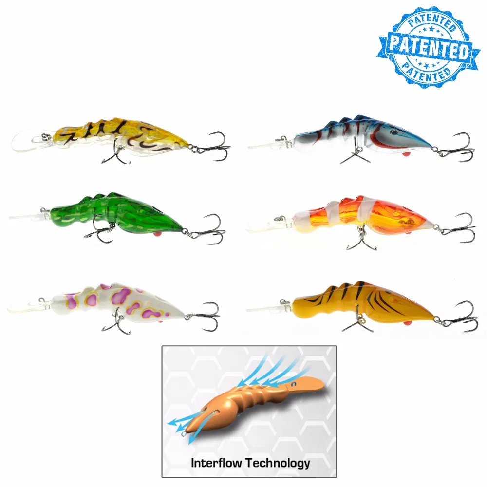 Приманки Predator Labs серии GM креветки карандашные приманки в форме гольяна для ловли