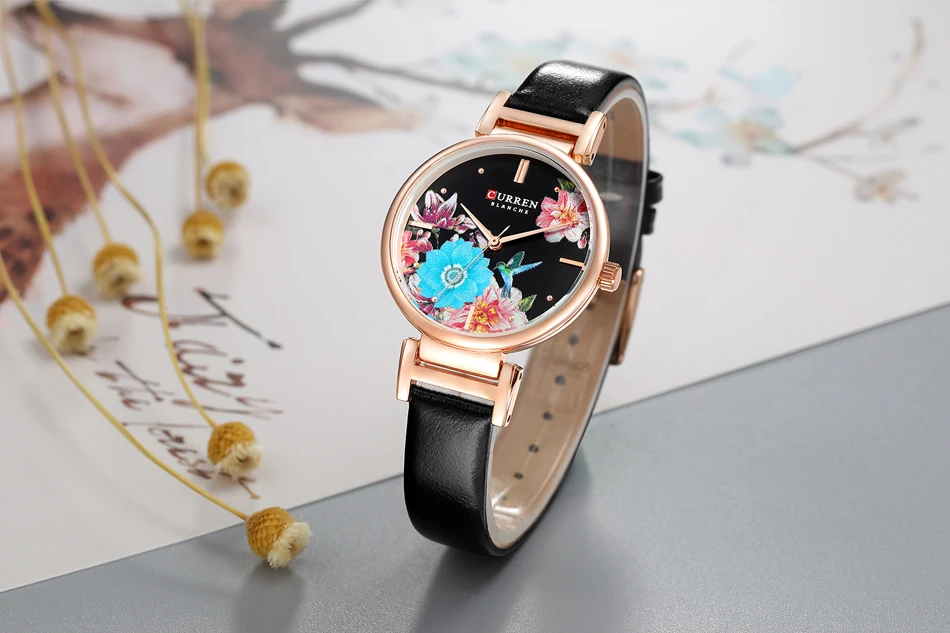 CURREN новые женские деловые кварцевые часы женские топ брендовые роскошные женские наручные часы женские часы для девочек Relogio Feminino