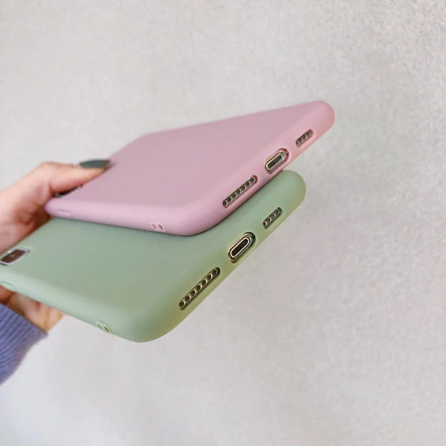 Мягкий силиконовый чехол LACK для iPhone X XS Max XR 6 6S 7 8 Plus яркий оранжевый задней панели |