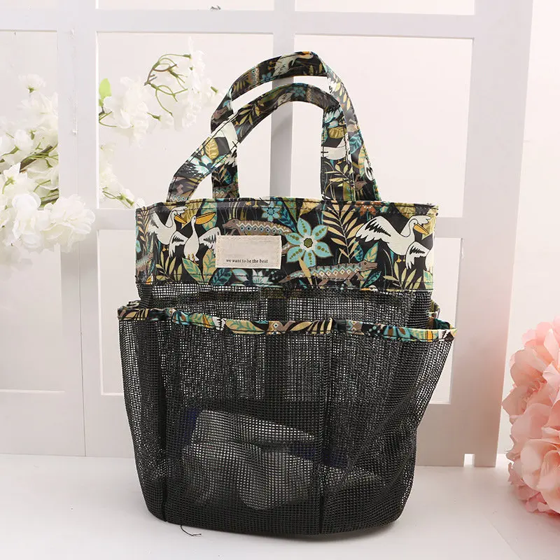 Большая Дорожная Водонепроницаемая сетчатая Портативная сумка для хранения