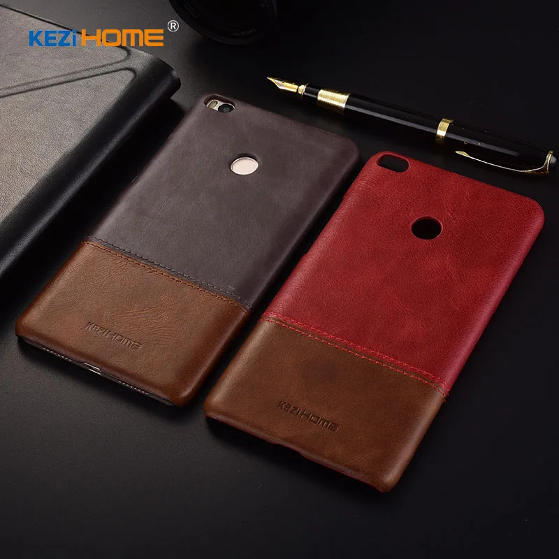 Kezihome для Xiaomi Mi Max 2 Чехол натуральная кожа твердая задняя крышка MAX2 Роскошный