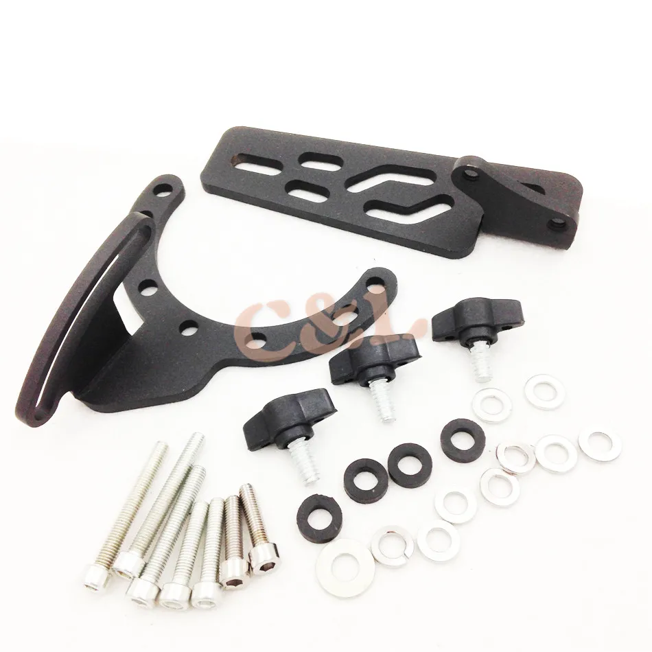 Черный Регулируемый кронштейн для камеры телефона Yamaha Suzuki Ducati Triumph|bracket shelf|bracket