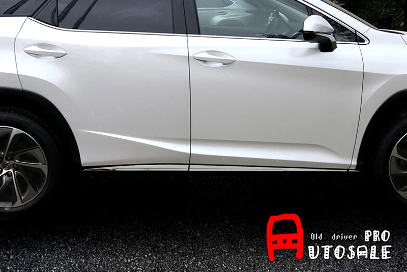 Для LEXUS RX200t RX450h 2016 6 шт. ABS матовая накладка на боковые двери автомобиля Новое